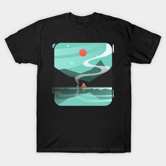 On the seashore T-Shirt by DaKoArt